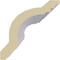 Ekena Millwork 3 1/2"H x 3 1/2"P x 4 3/4"F x 94 1/2"L, (1 5/8" Repeat), Cove Dentil Crown Moulding MLD04X04X04DE - alternate 3